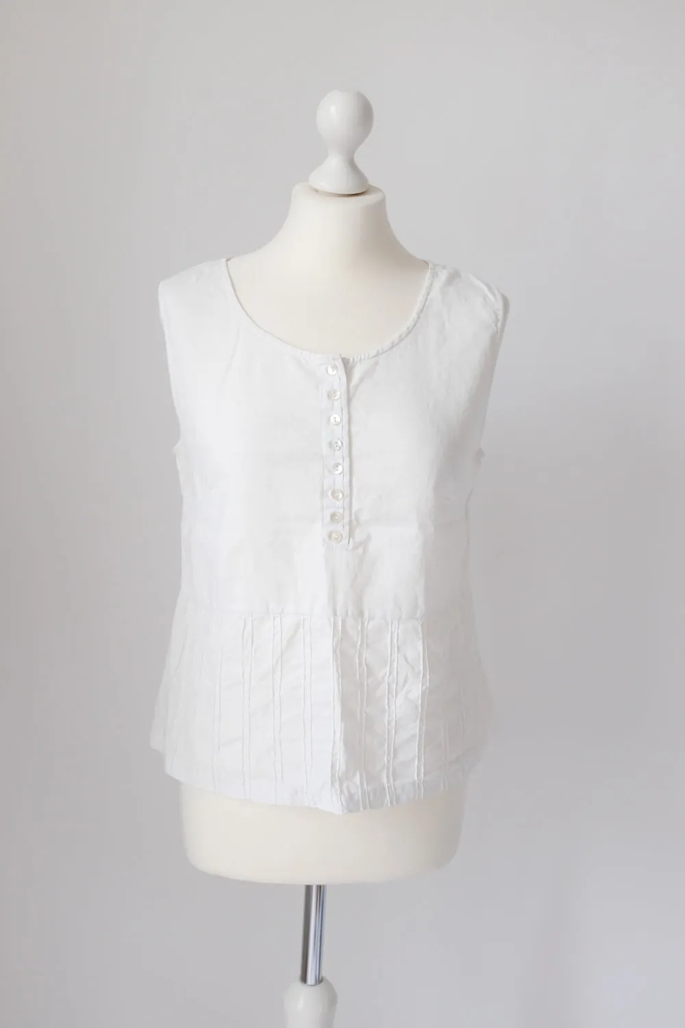 0051_LINEN COTTON SUMMER TOP