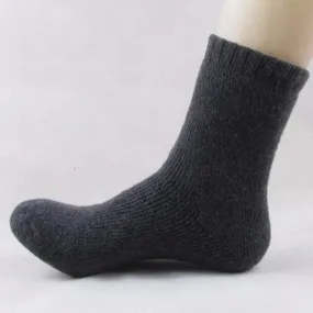 1 Pair Men's Thicken Thermal Wool Cashmere Casual Winter Warm Socks