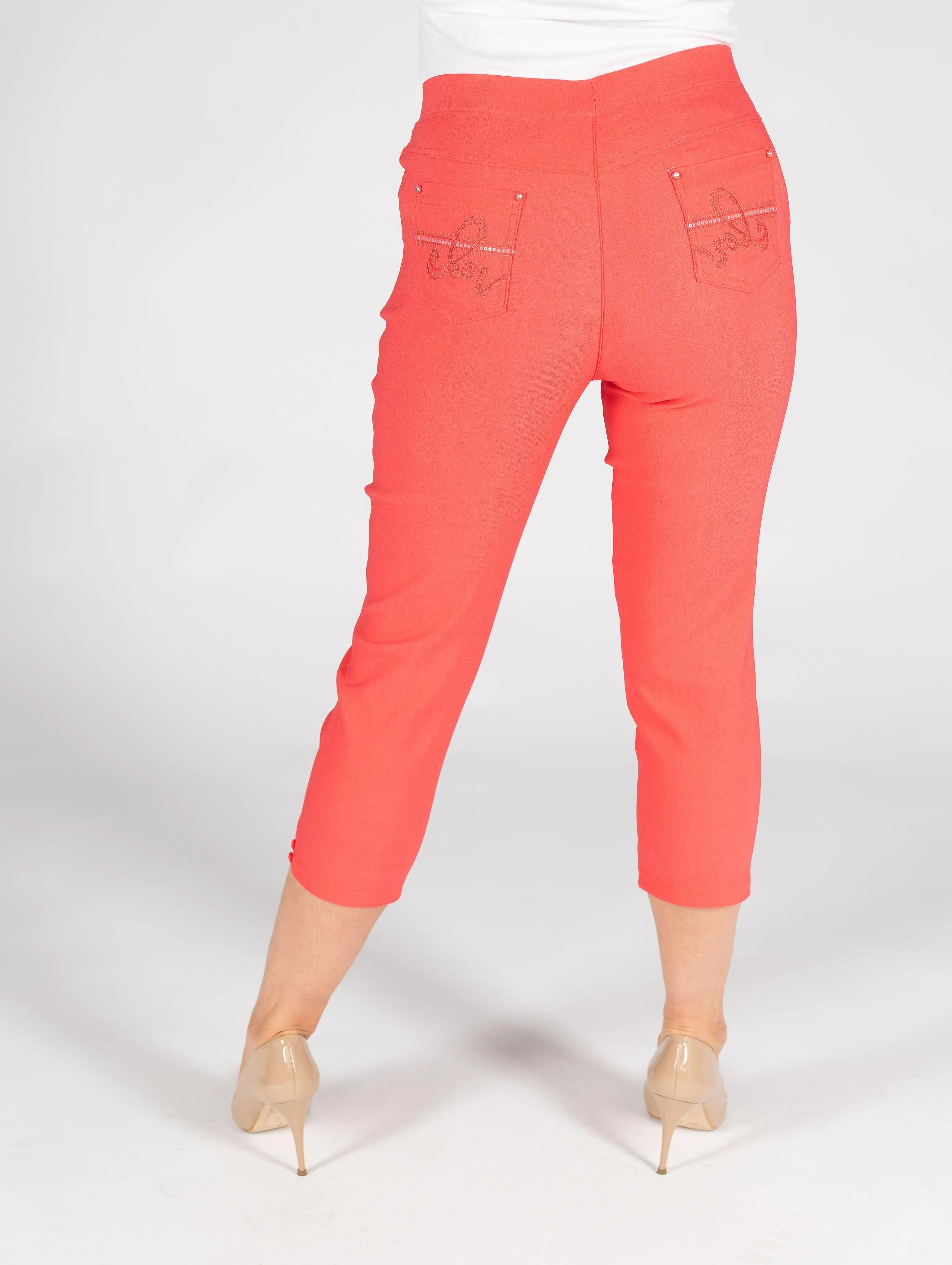 22" inch cropped trousers