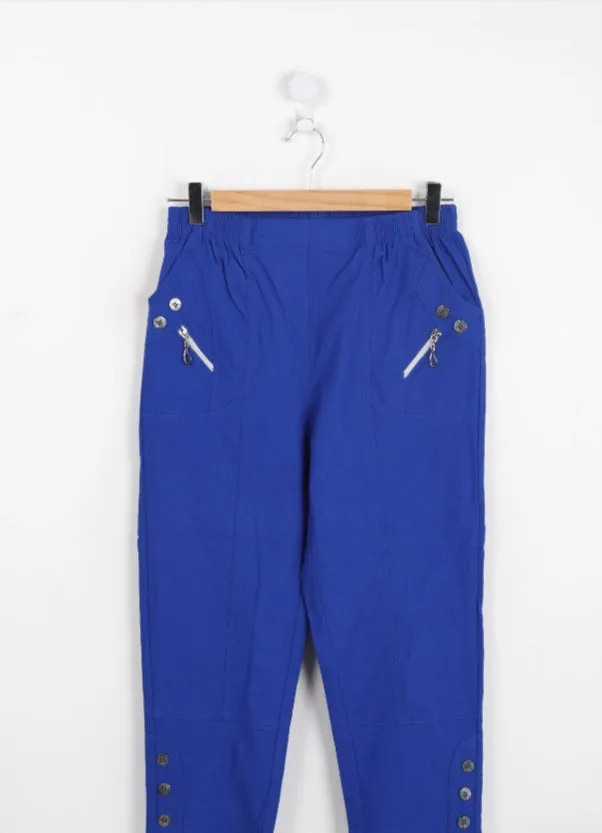 3/4 Elasticated cropped trousers