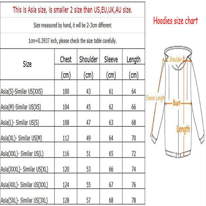 3d print  Long Sleeve Autumn WInter Hoodies