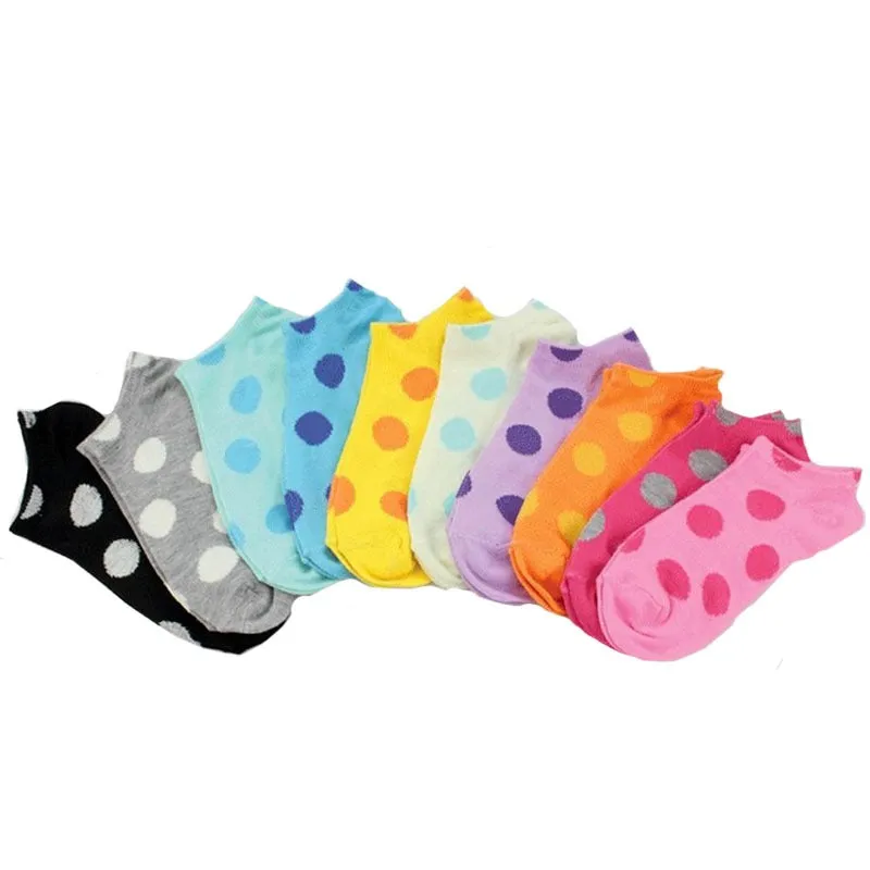 5pair Warm Comfortable Cotton Blends Women's Low Ankle Socks