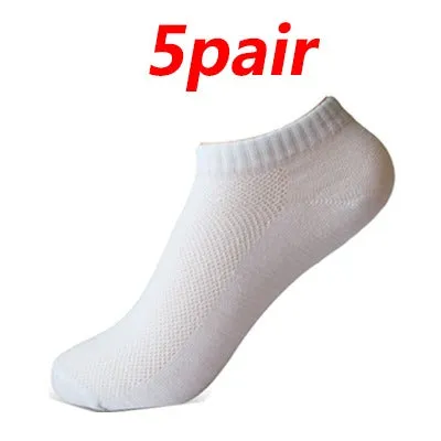 5pair Warm Comfortable Cotton Blends Women's Low Ankle Socks