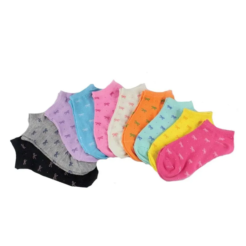 5pair Warm Comfortable Cotton Blends Women's Low Ankle Socks