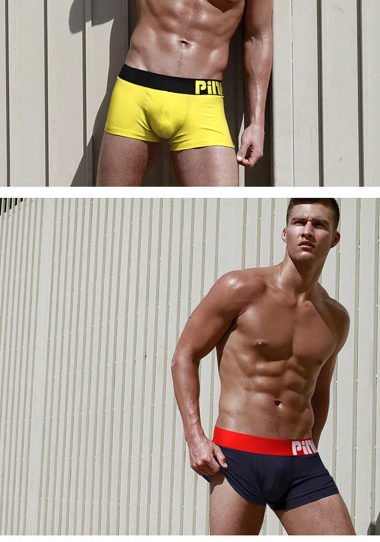 8 Candy Colors Summer Style Cotton Men's Boxer Short Underwear