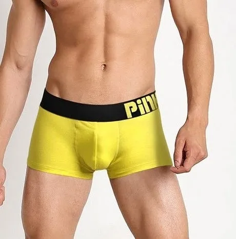 8 Candy Colors Summer Style Cotton Men's Boxer Short Underwear