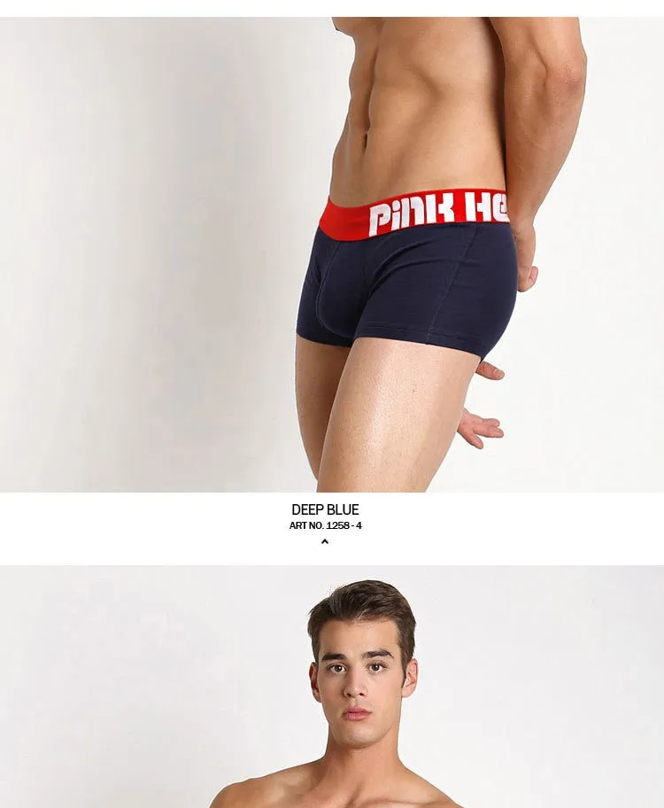 8 Candy Colors Summer Style Cotton Men's Boxer Short Underwear