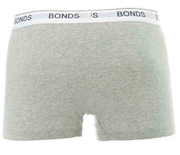 9 x Mens Bonds Guyfront Trunks Underwear Undies Grey Marle