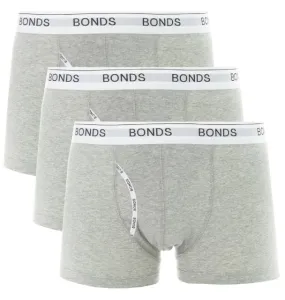 9 x Mens Bonds Guyfront Trunks Underwear Undies Grey Marle