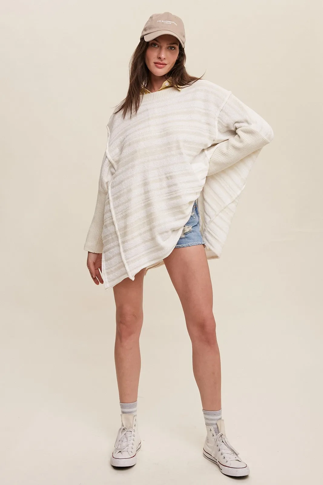 'A Little Chill' Sweater - Warm White