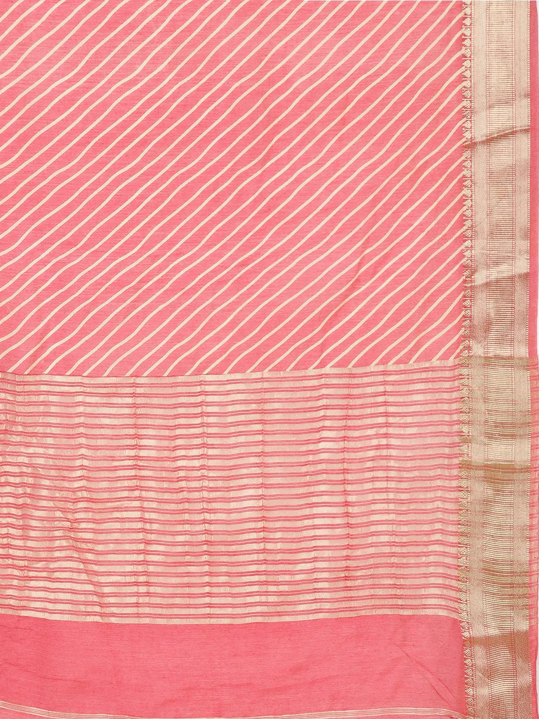 Abstract Woven Cotton Saree