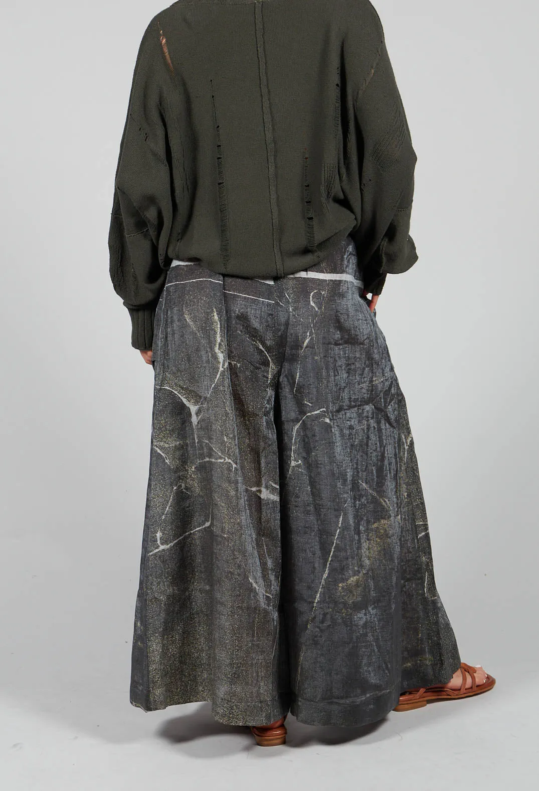 Acerca Trousers in Green Rust Banner