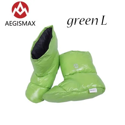 AEGISMAX Sleeping Bag Accessories Duck Down Slippers Camping Out Soft Sock Unisex Indoor/Warm Long Journey Lightweight