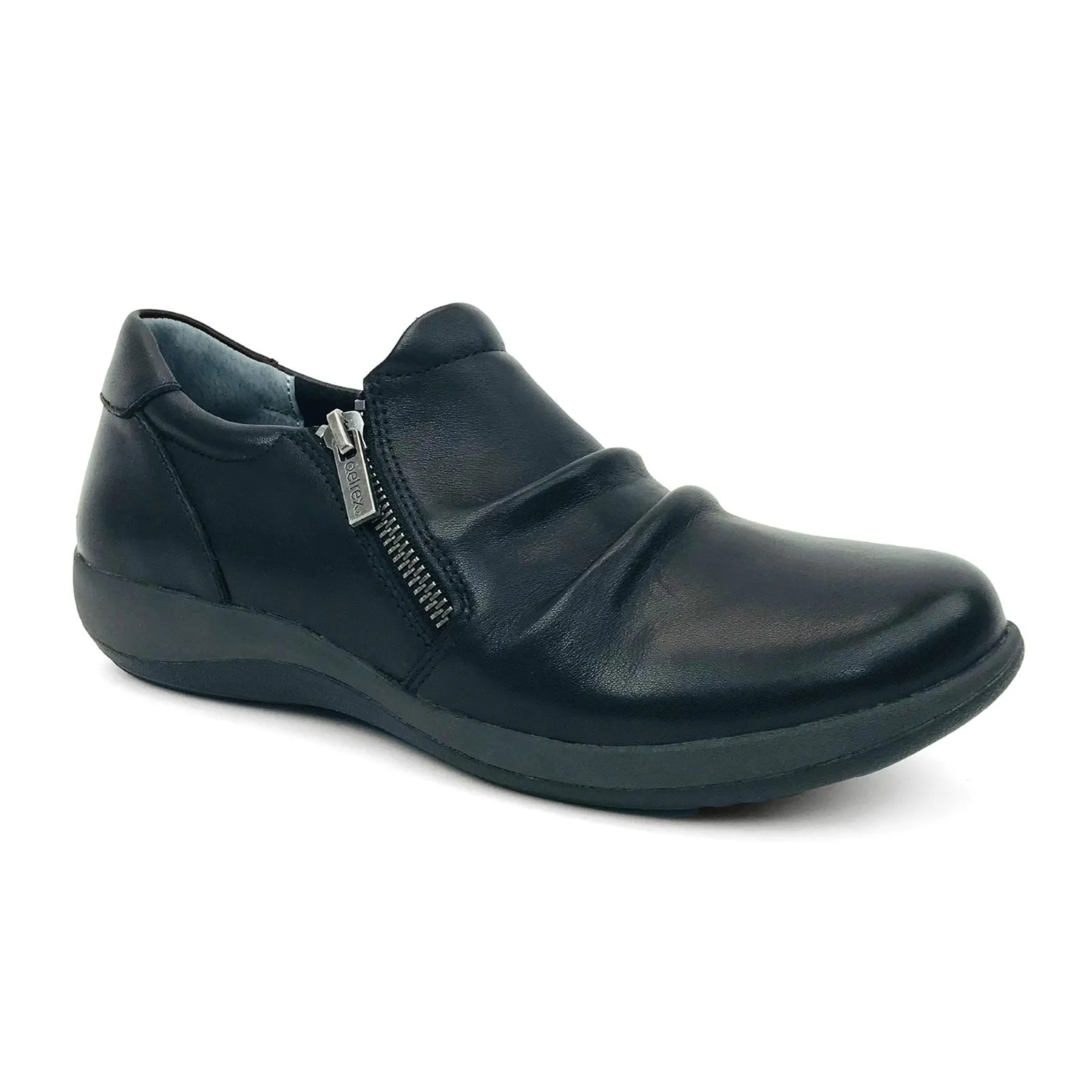 Aetrex Katie Zip Loafer (Women) - Black