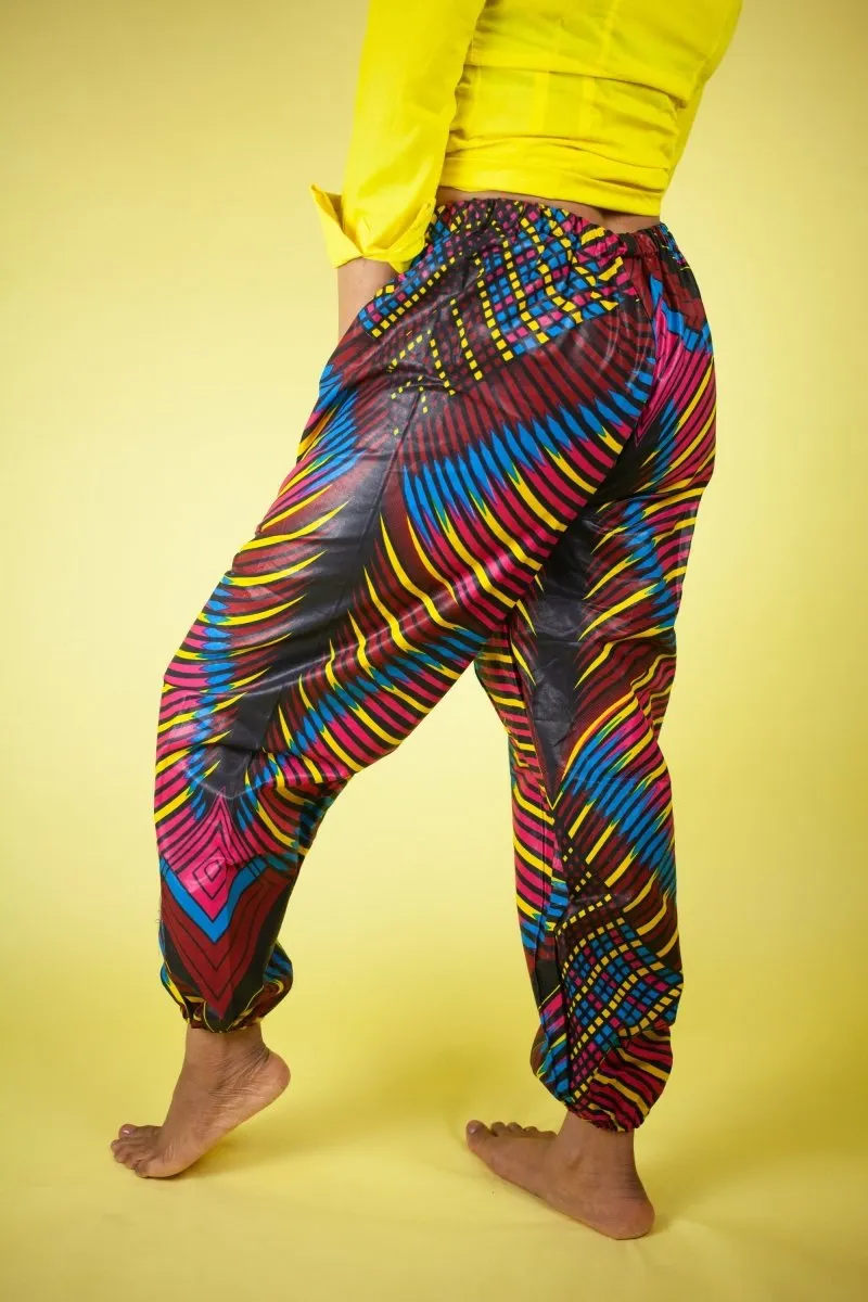 African Trousers In Beautiful Wow Print