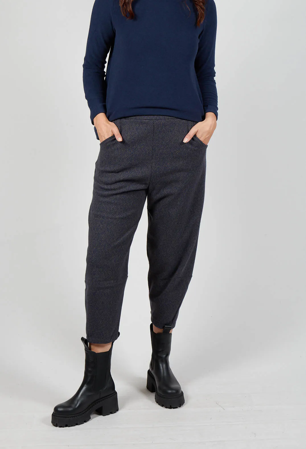 Stylish Alicia J Blu Trousers for Effortless Elegance