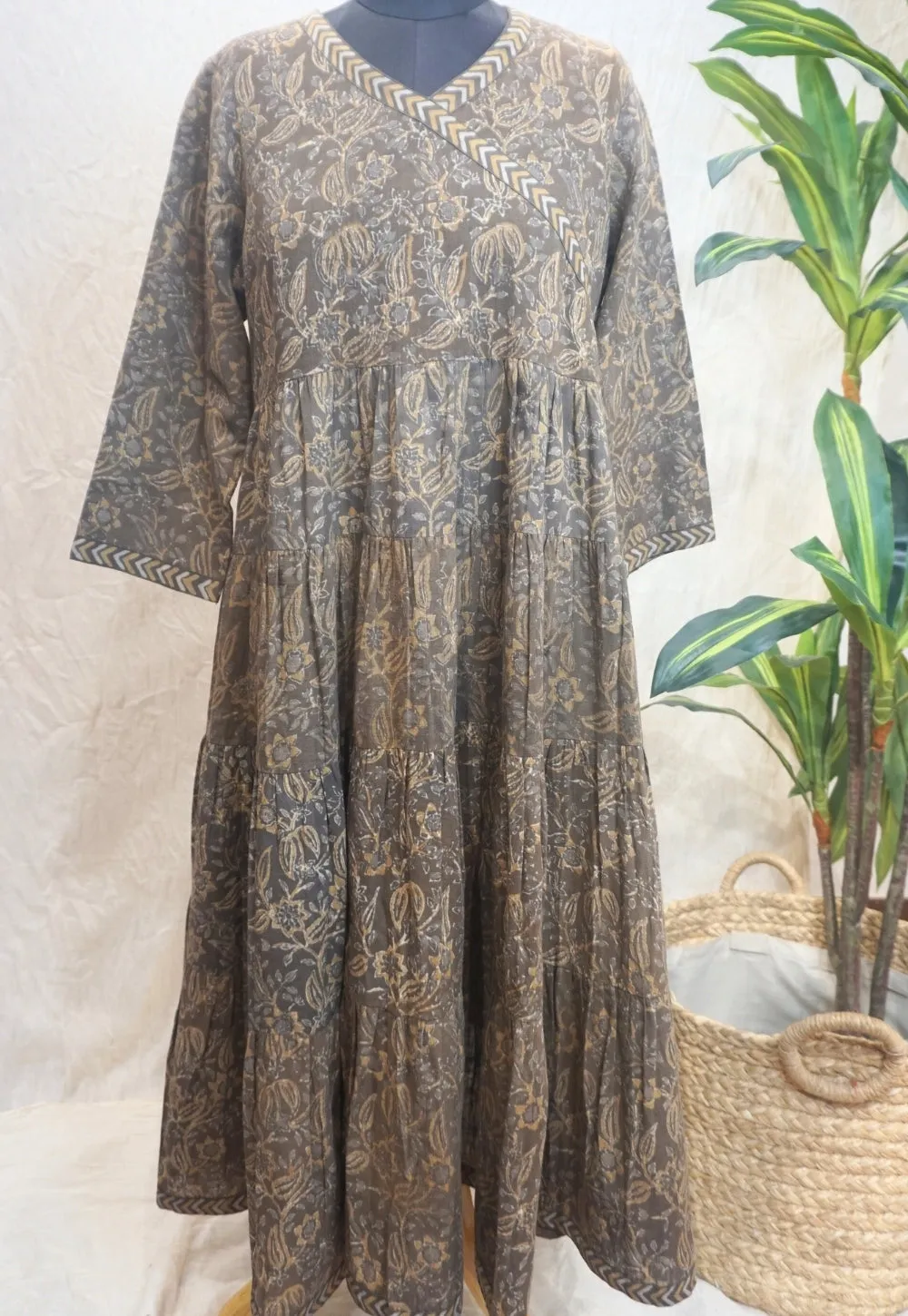 Alisha Dabu Cotton Kurta