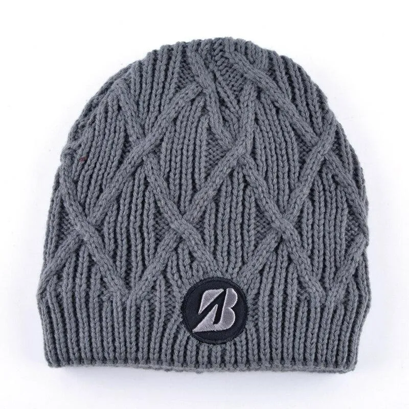 Autumn Winter Fashion Warm Knitted Striped Beanies for Men and Women