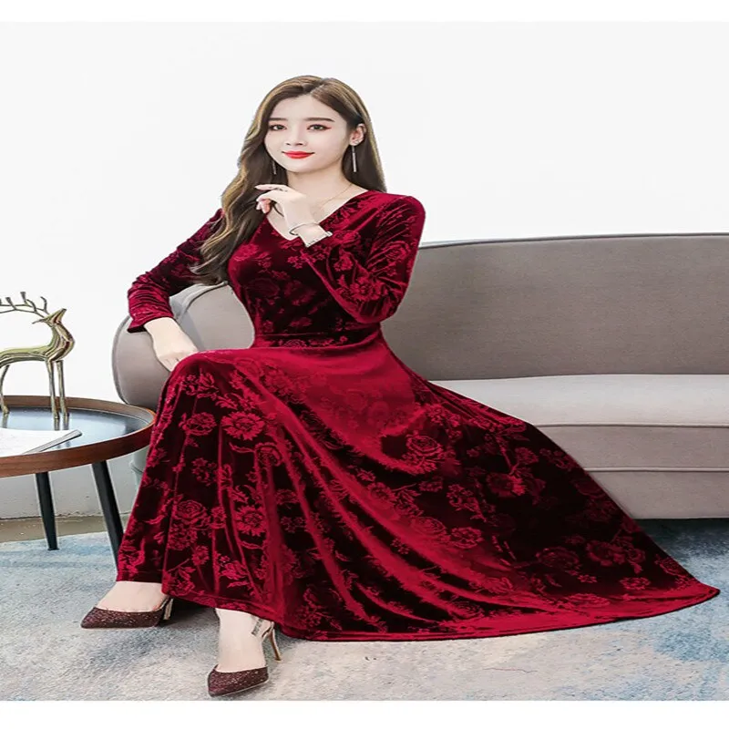 Autumn Winter High-Quality Long Dress