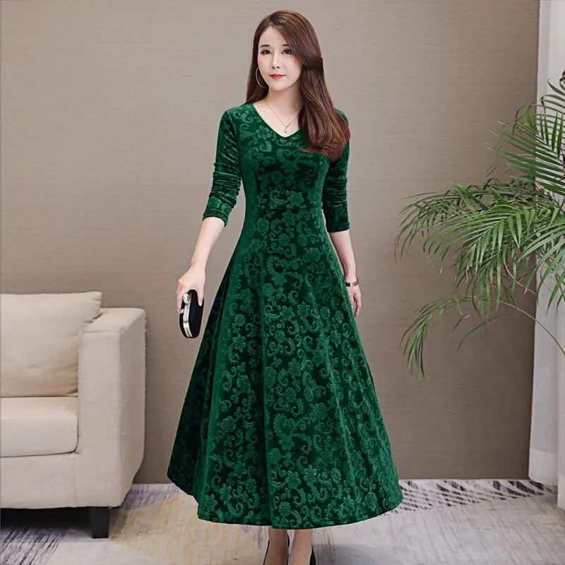 Autumn Winter High-Quality Long Dress