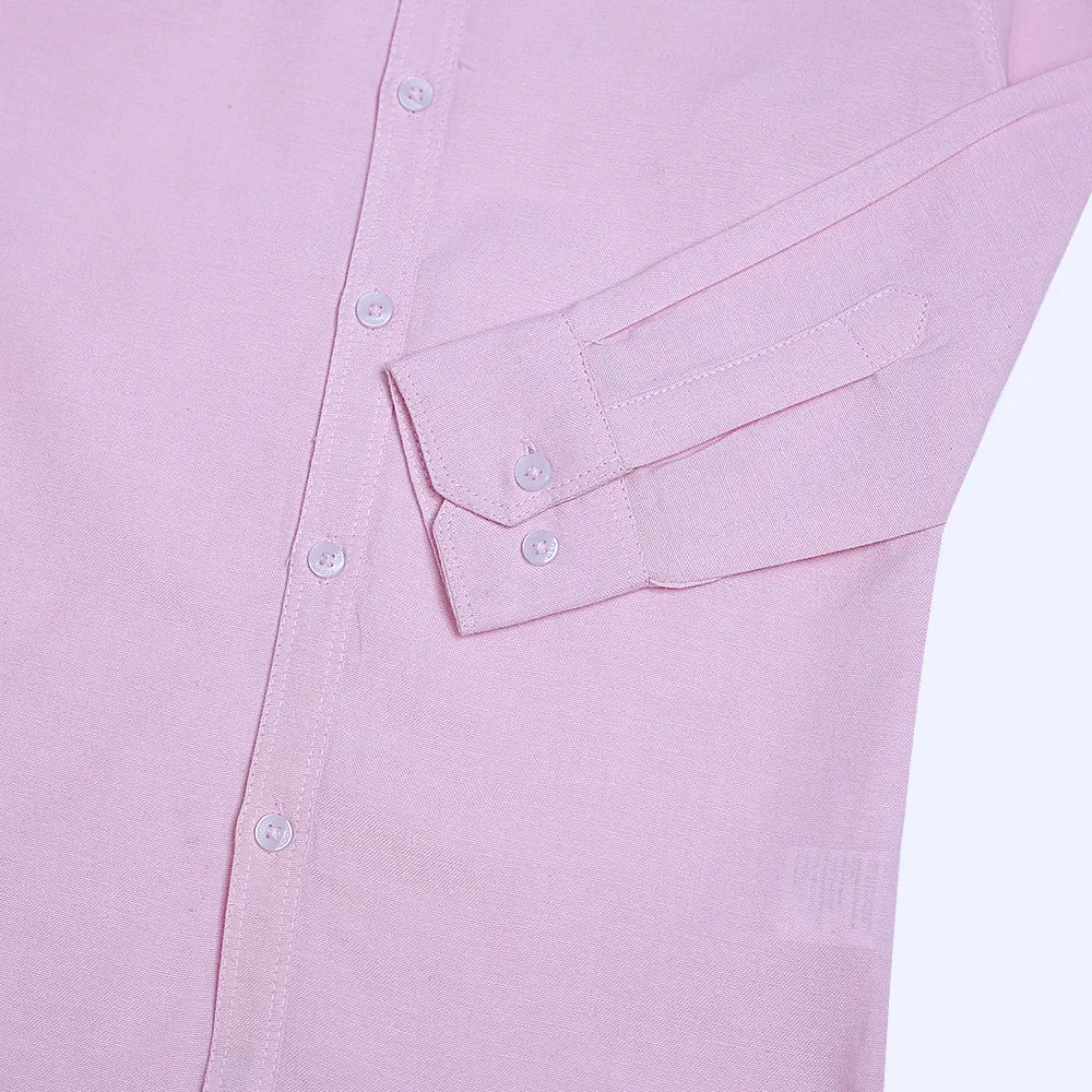 Baby Pink Cotton Shirt