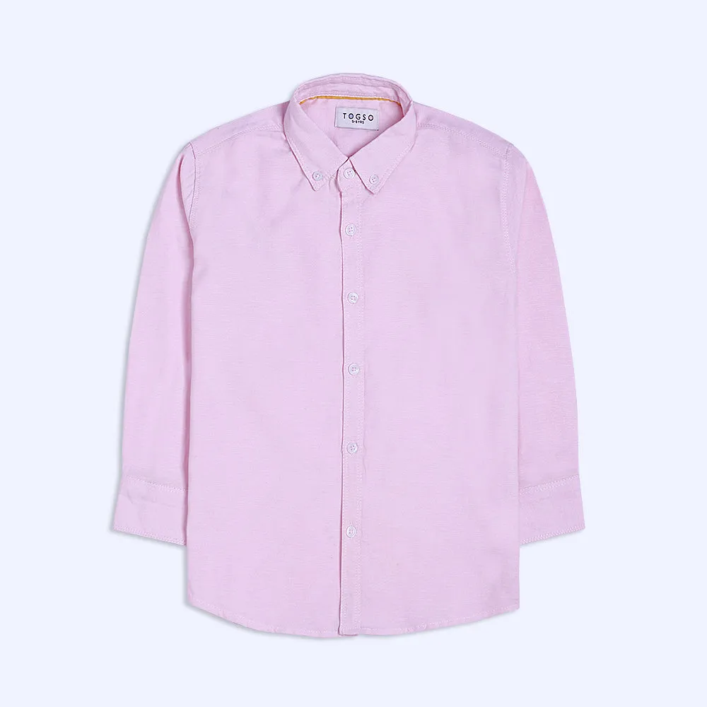 Baby Pink Cotton Shirt