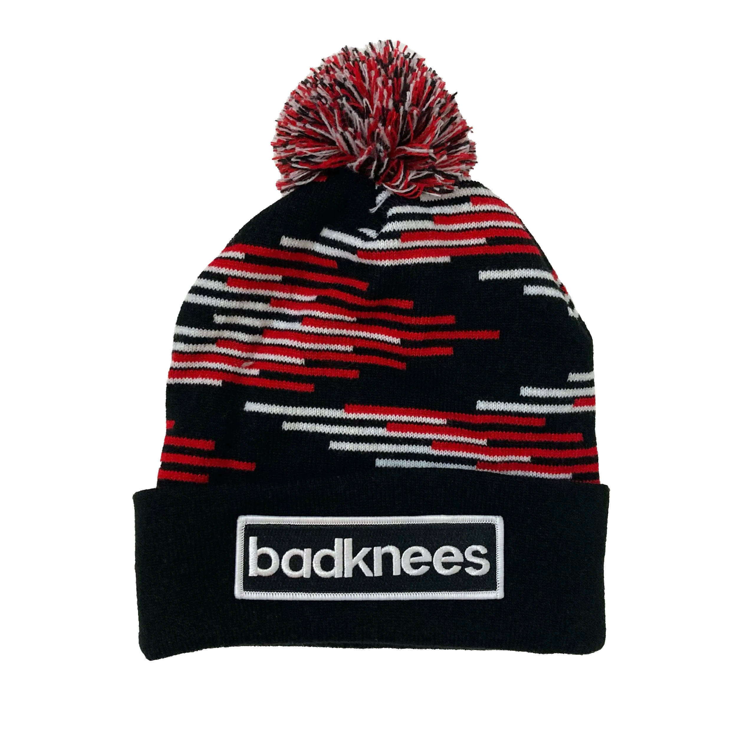 badknees Winter Hat - Staggered Lines