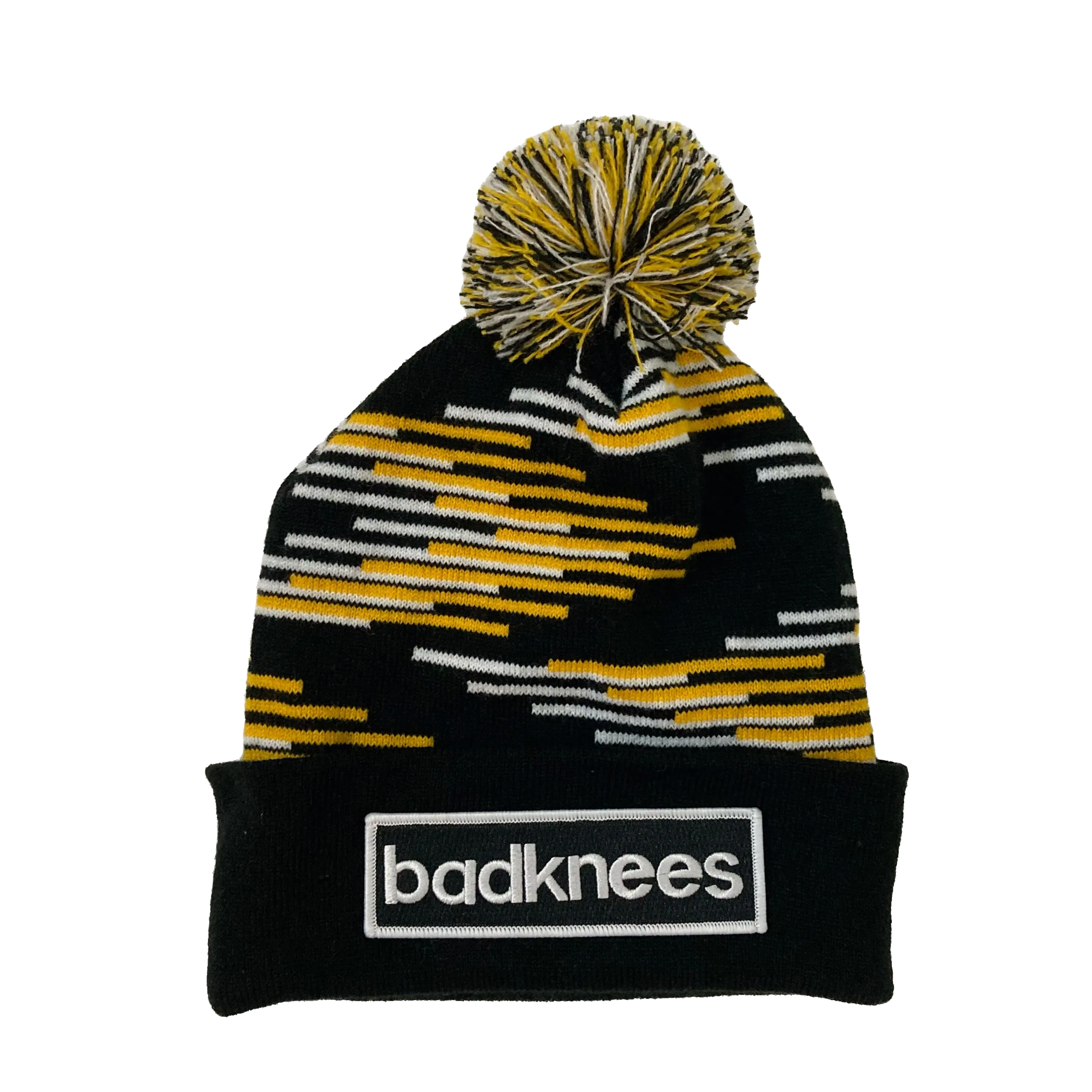 badknees Winter Hat - Staggered Lines