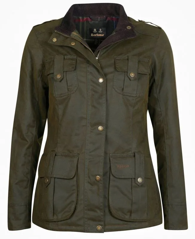 Barbour Winter Defence Wax Olive