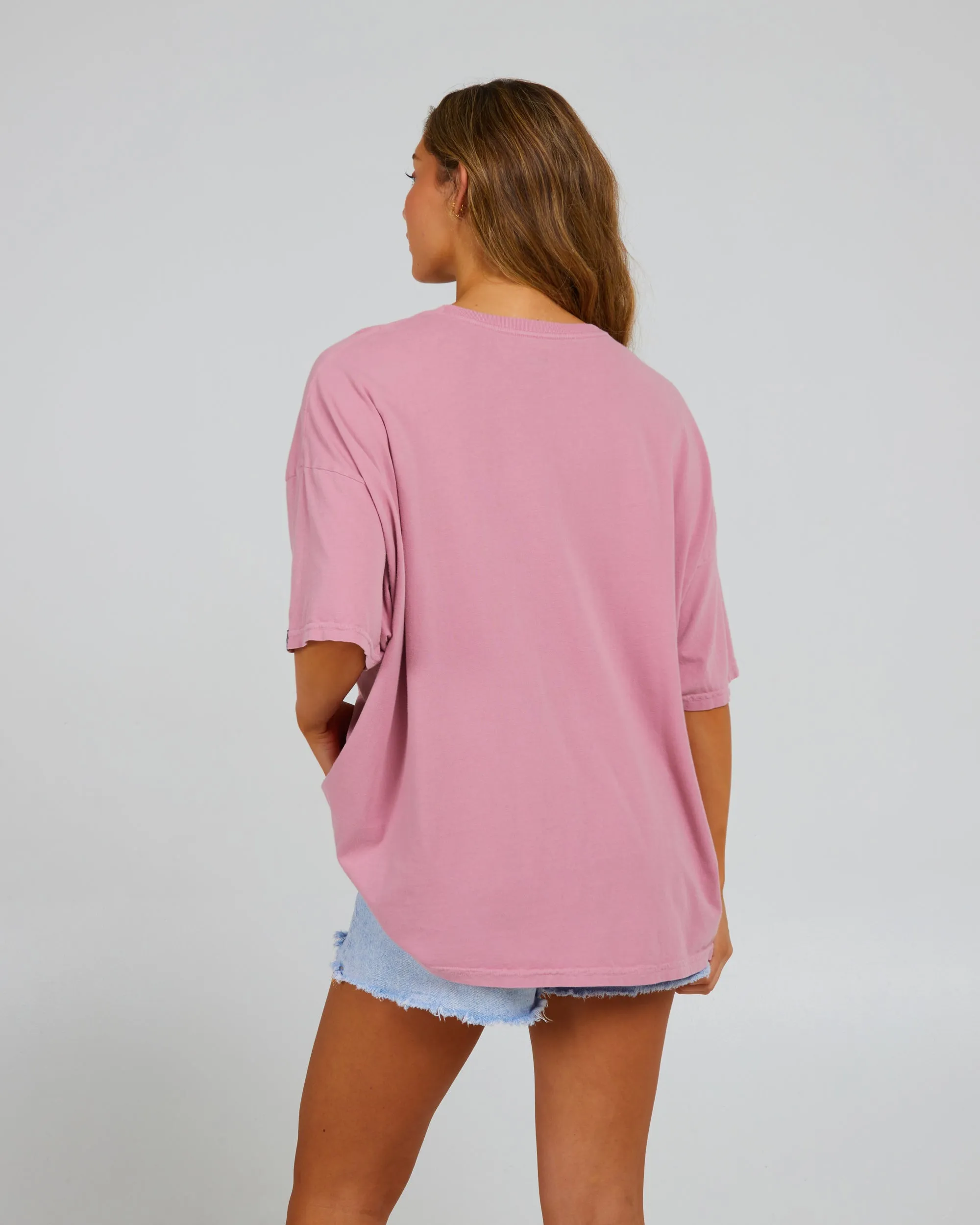 Big Wave Warm Lilac Cover Up Tee