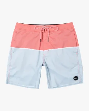 Boys County Boardshorts 17" - Warm Red