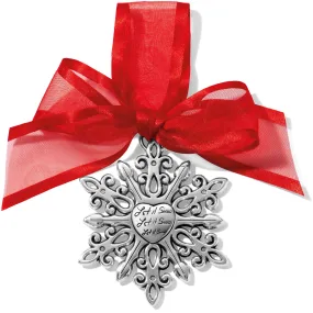 Brighton Winter Snowflake Christmas Ornament