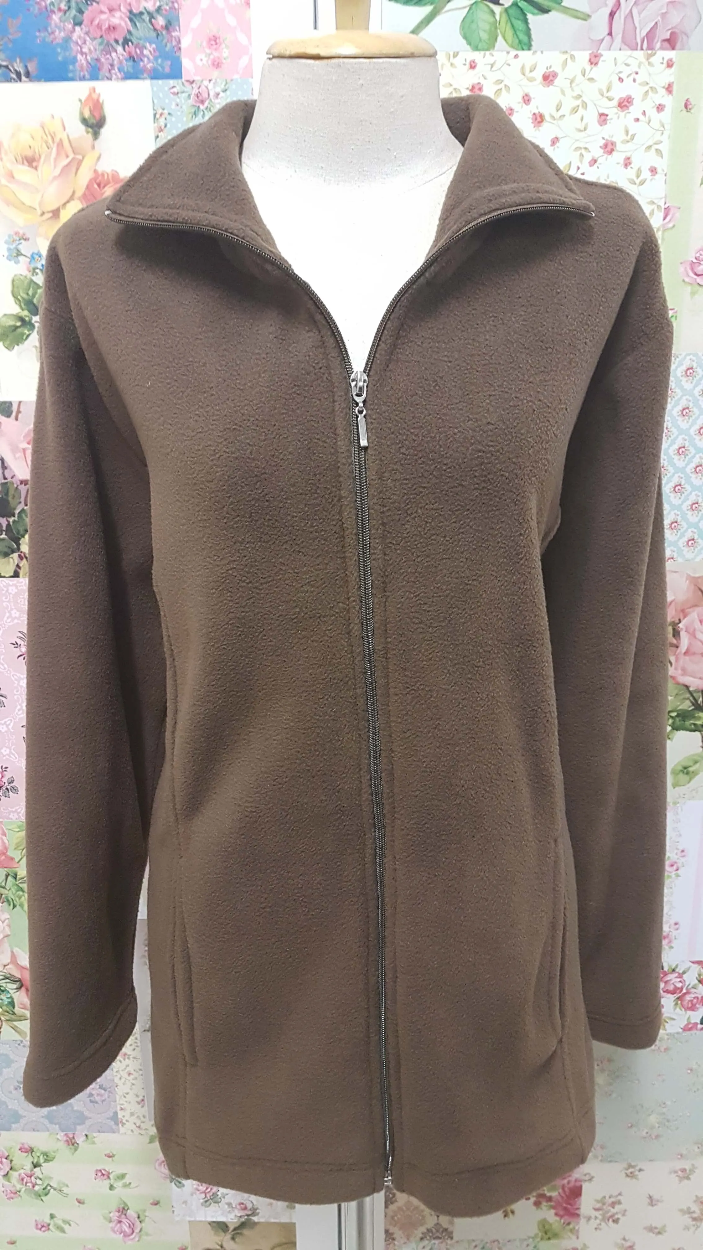 Brown Fleece Jacket VC024