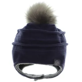 Calikids Fleece Hat - Navy