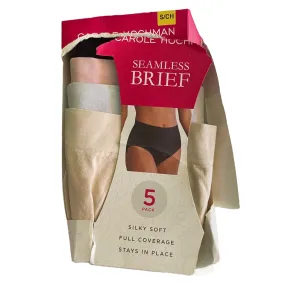 Carole Hochman 4 Pairs Seamless Briefs Underwear Small