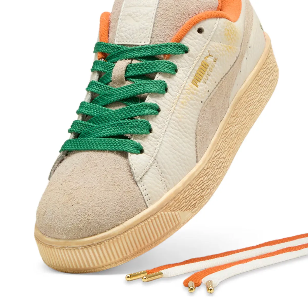   Carrots Suede XL 'Warm White Rickie Orange'