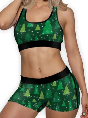 Christmas Winter Trees Boy Short