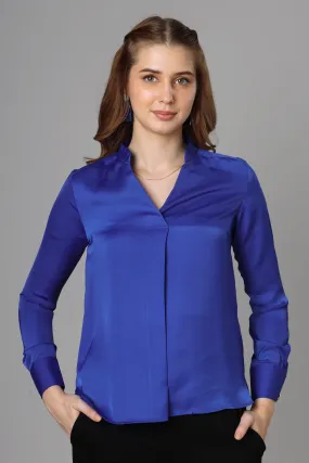 Classic Royal Blue Top For Women