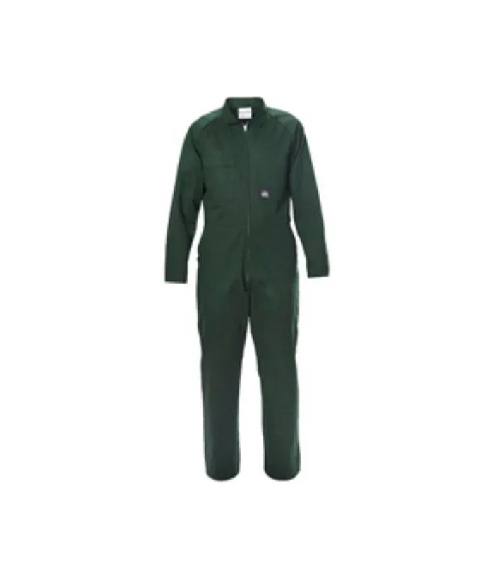 Cotton Drill Zip Overall