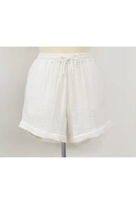 Cotton Gauze  Shorts