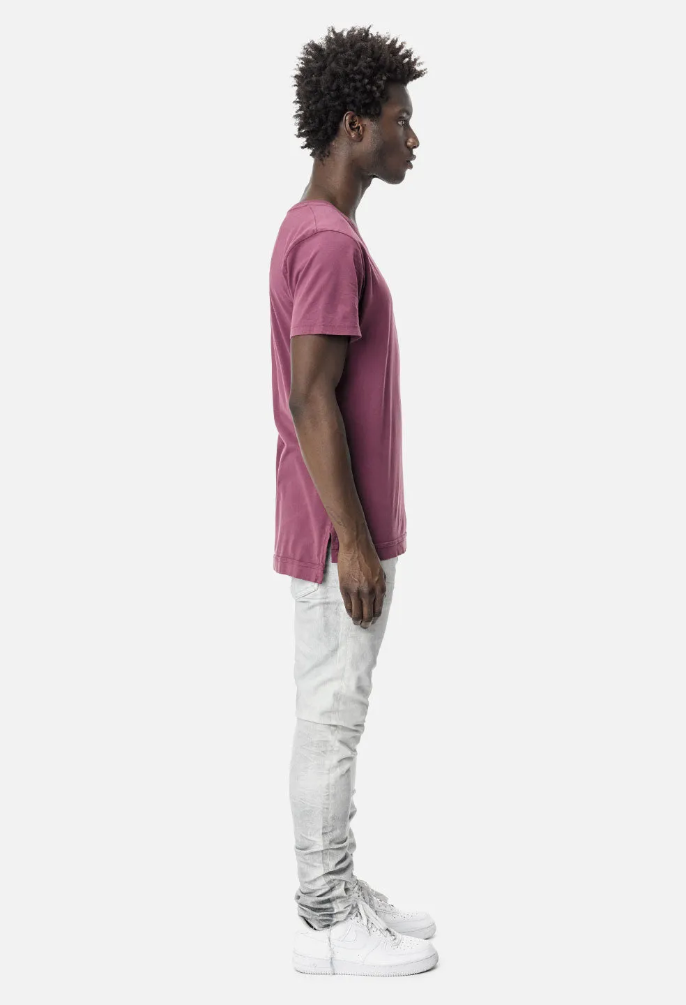 Cotton Mercer Tee / Mauve