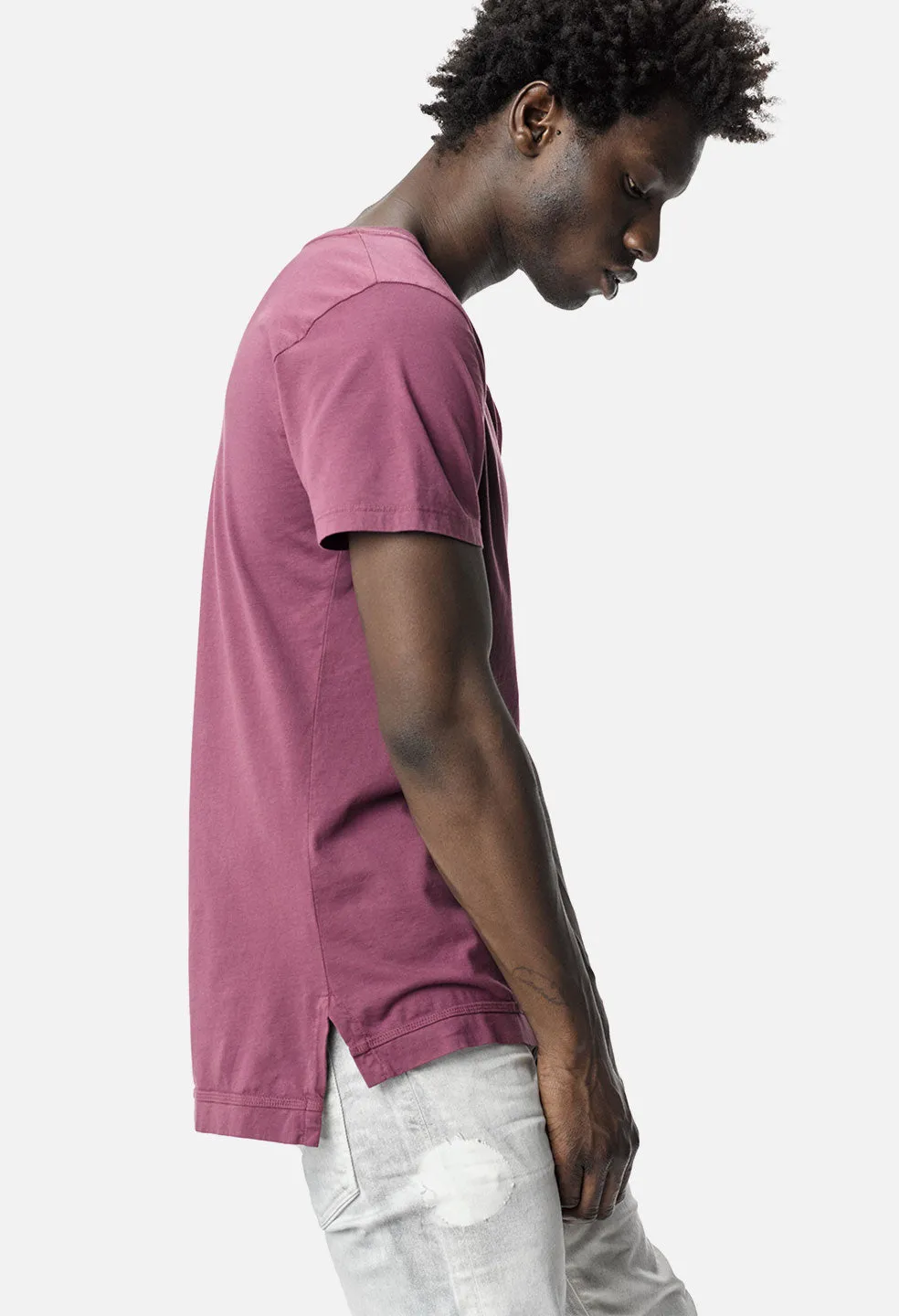 Cotton Mercer Tee / Mauve