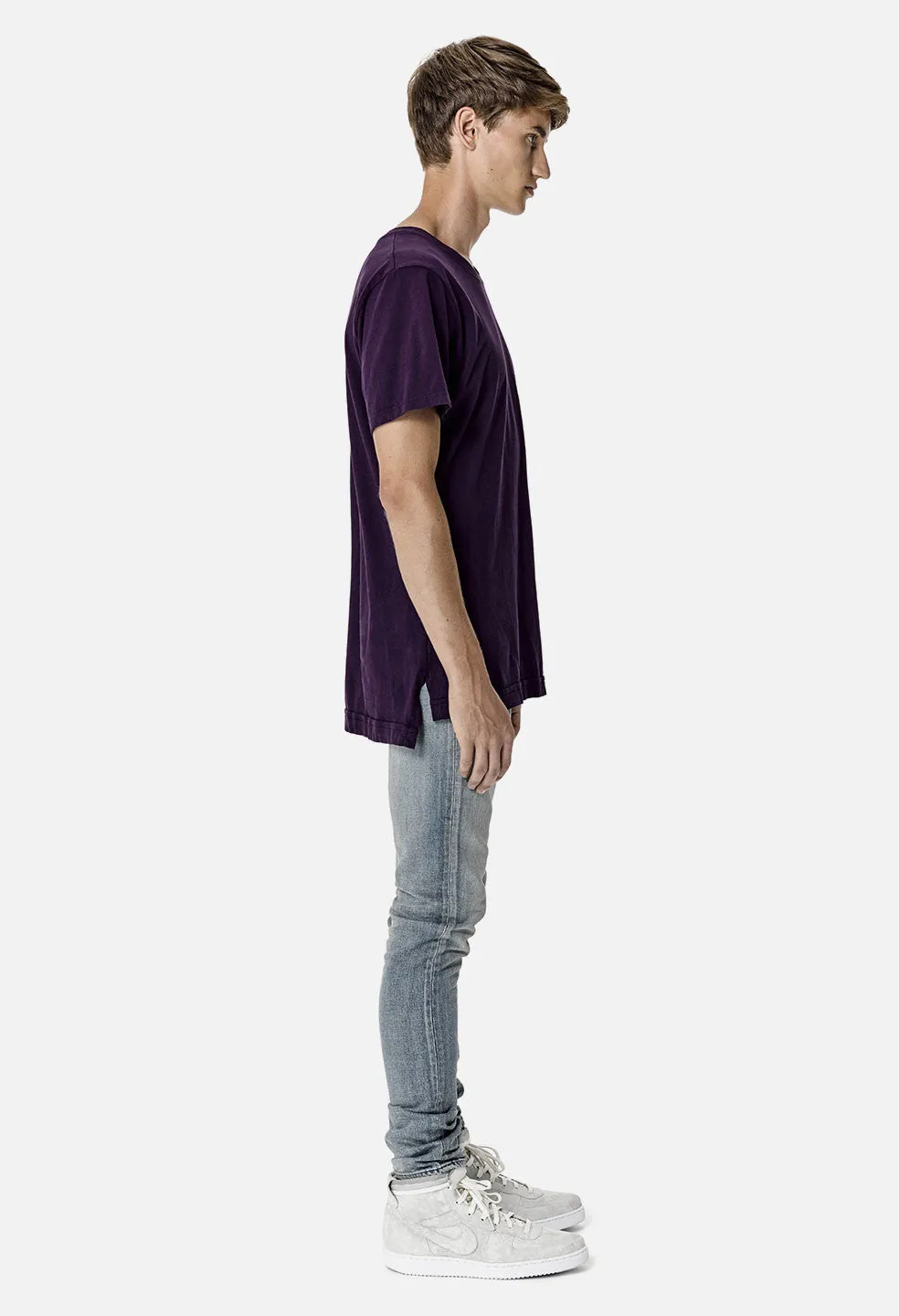 Cotton Mercer Tee / Purple