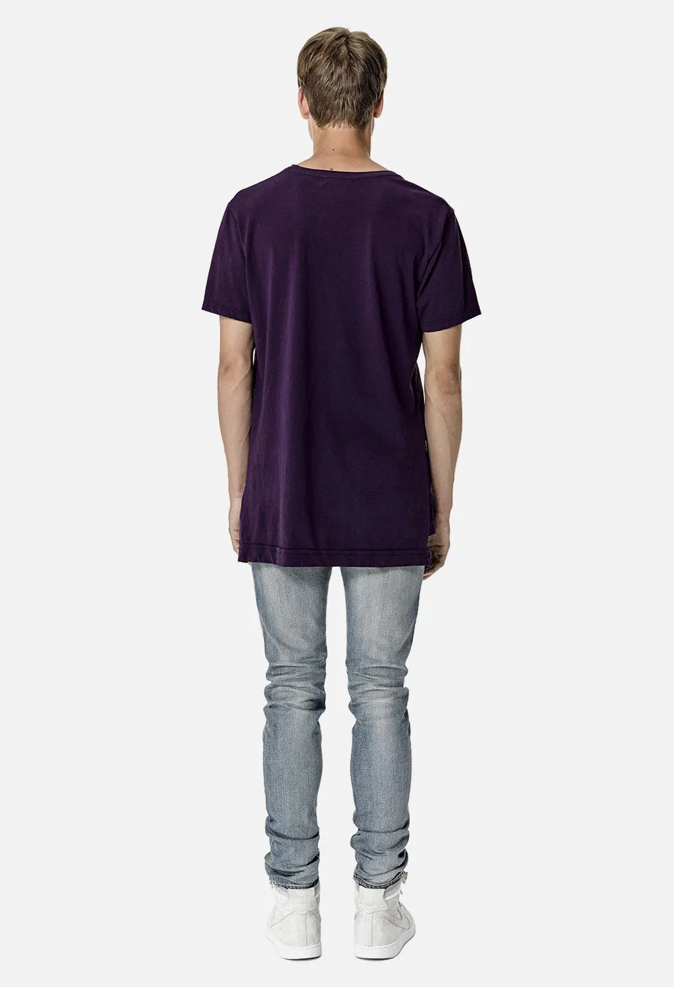 Cotton Mercer Tee / Purple