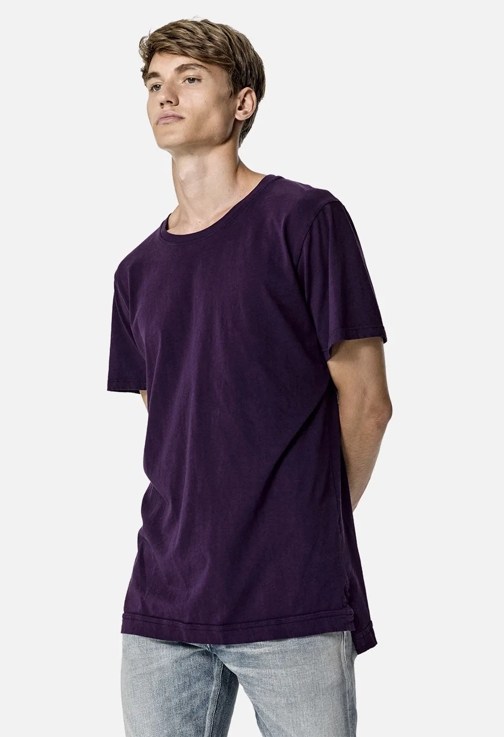 Cotton Mercer Tee / Purple