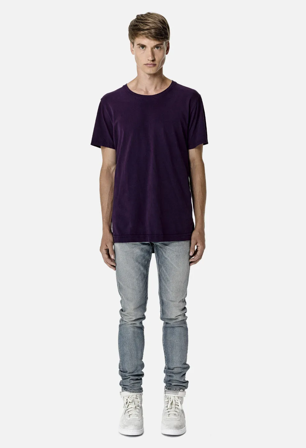 Cotton Mercer Tee / Purple