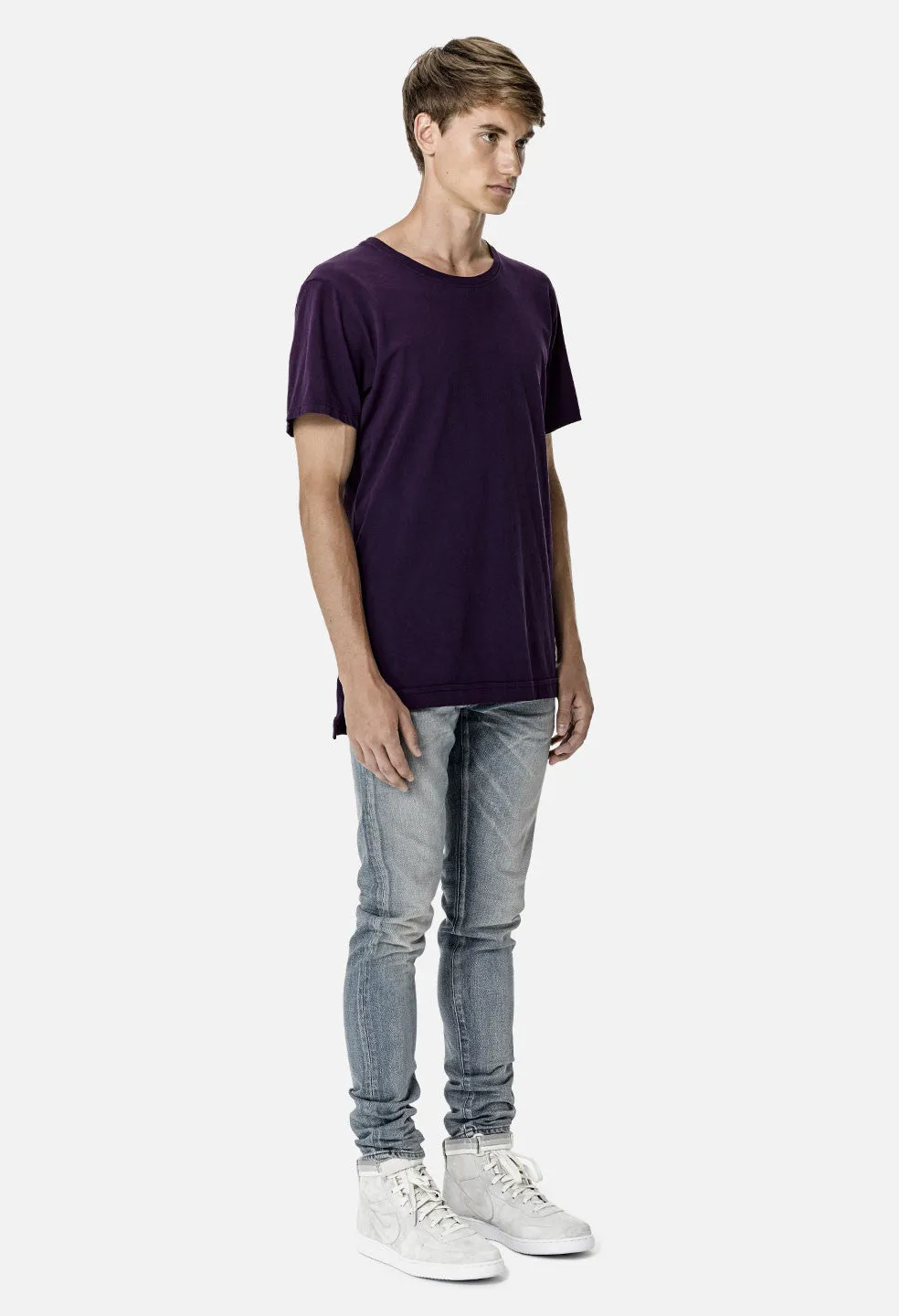 Cotton Mercer Tee / Purple