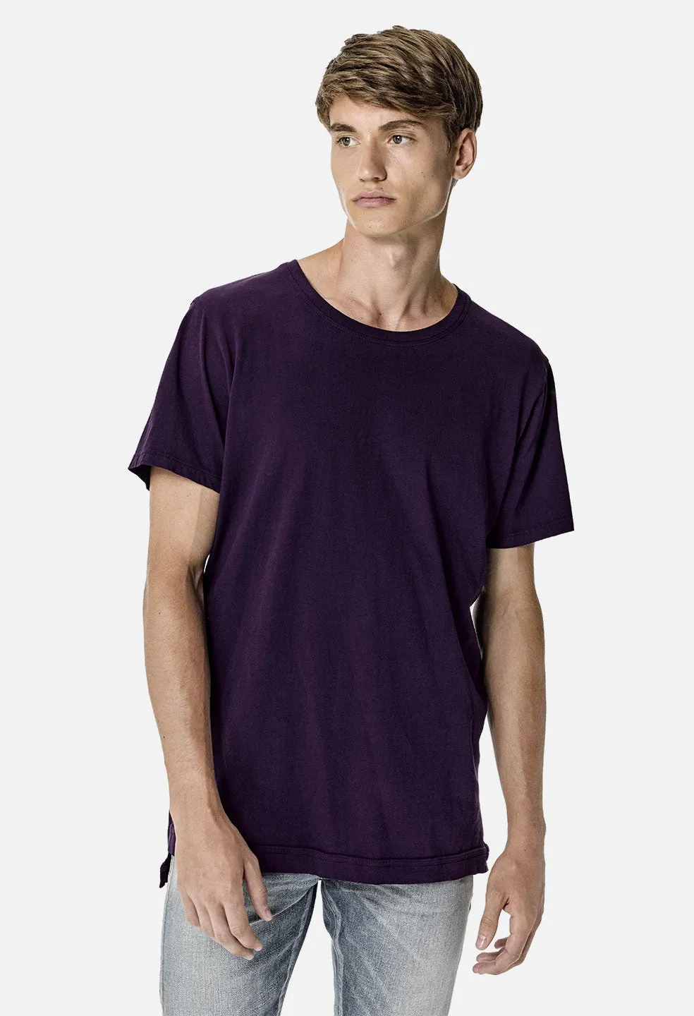 Cotton Mercer Tee / Purple