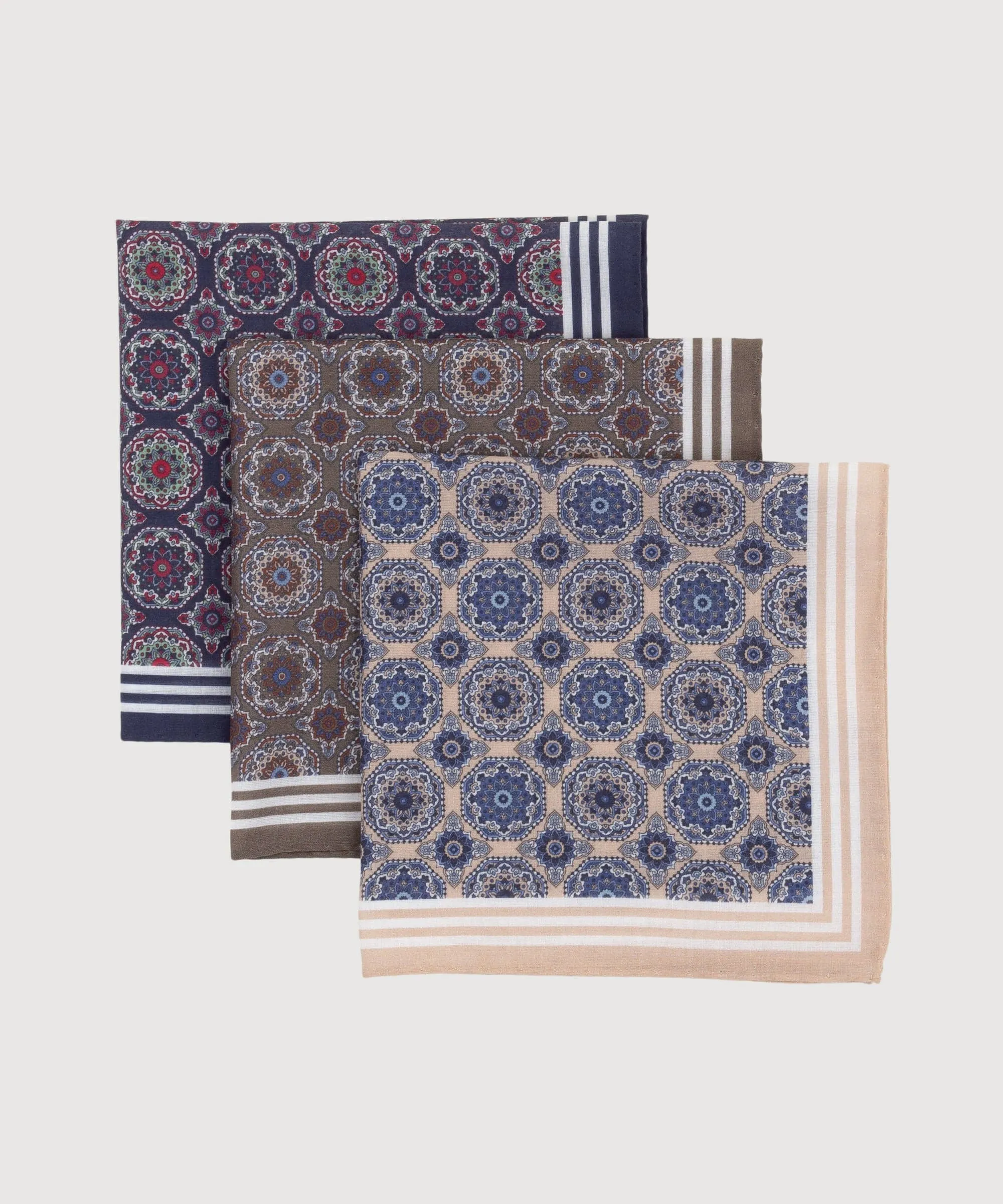 Cotton Pocket Square Mosaic