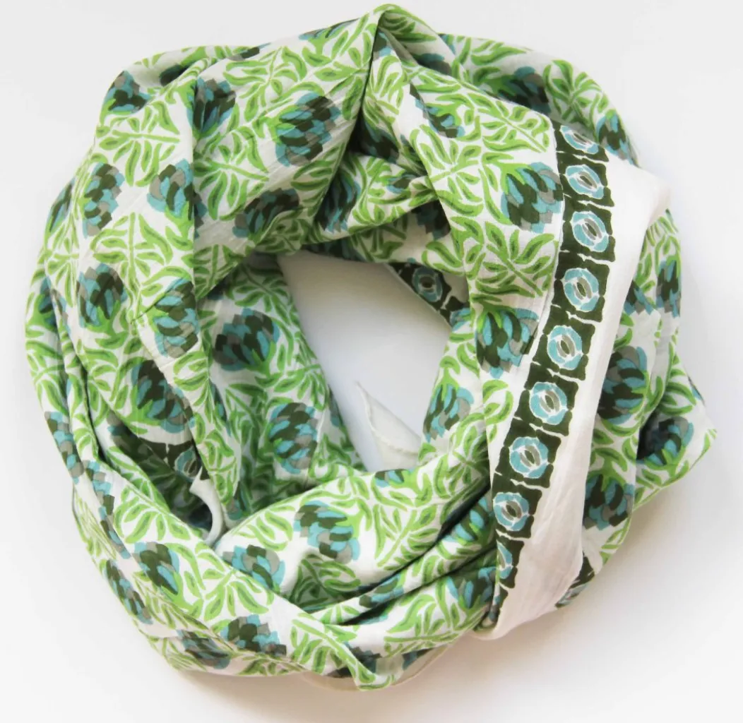 Cotton square scarf | Heidi